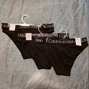 Lot of 3 Calvin Klein Tanga Slip Bresilien Panties